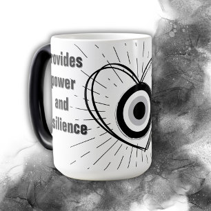 Mug Magic Rayons, Coeur, Monographie de protection des yeux