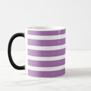 Mug Magic Rayures lavande et blanches