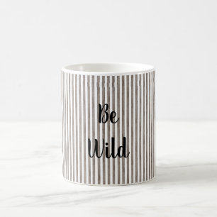 Mug Magic Rayures Marron Sauvages