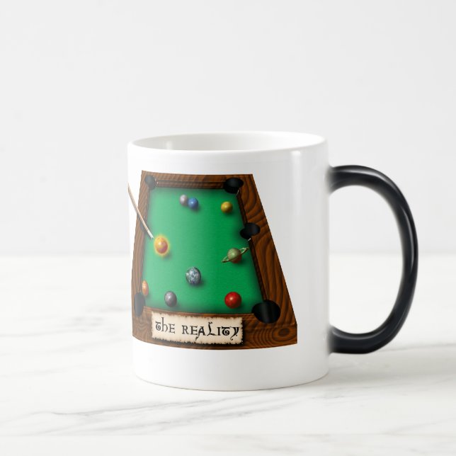 Mug Magic Réalité de la théorie v/s (Droite)