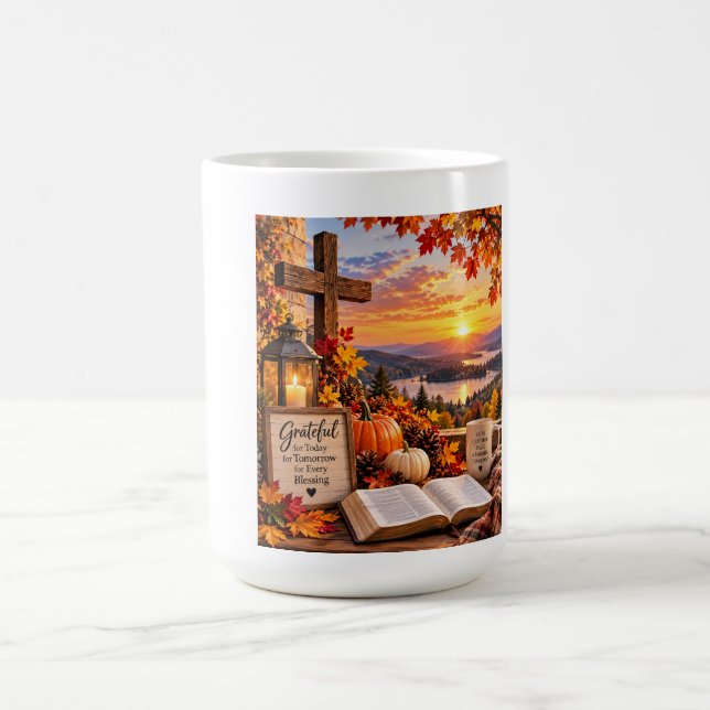 Mug Magic Reconnaissant pour chaque bénédiction (Centre)