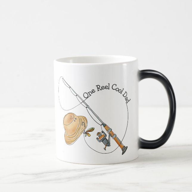 Mug Magic Reel Cool Papa Pêche Pun (Droite)