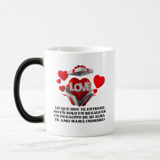MUG MAGIC REGALO PERSONALIZADO PARA MAMÁ (NOMBRE)