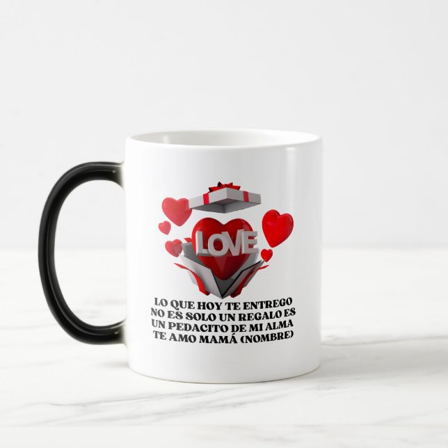 MUG MAGIC  REGALO PERSONALIZADO PARA MAMÁ (NOMBRE)  (Gauche)
