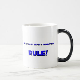 Mug Magic Règle d'inspecteurs de santé et sécurité !