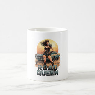 Mug Magic Reine de la Route – Guerrière Pin-Up Post-Apocalyp
