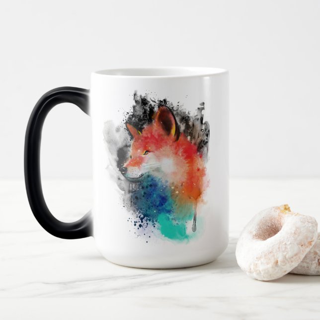 Mug Magic Renard éclaboussé (Avec donut)