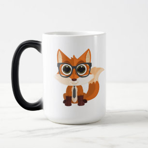 Mug Magic Renard Mignon et Nerveux Kawaii Dessin Animé Chang