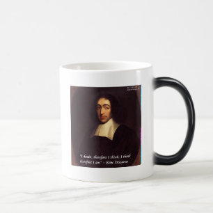 Mug Magic Rene Descartes Je pense donc je suis Citation