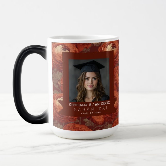 Mug Magic Renoncule Florale Classique Diplômé (Gauche)