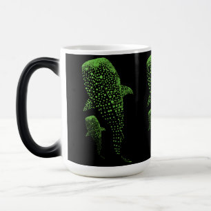 Mug Magic Représentation artistique de requin baleine lumine