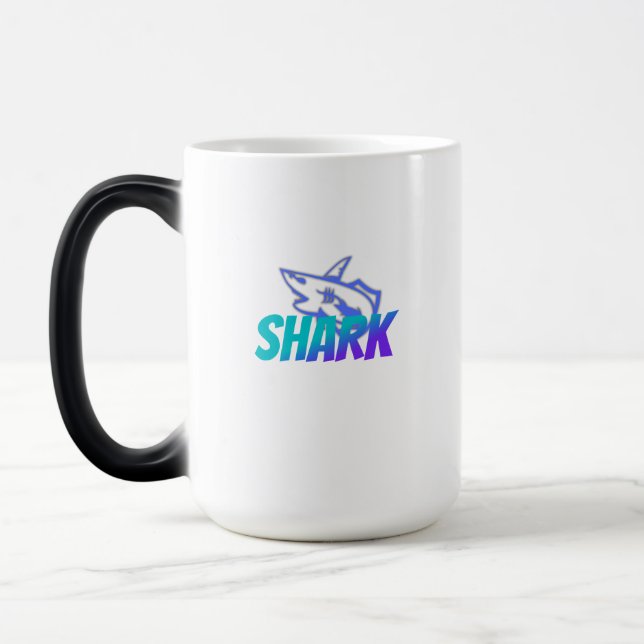 Mug Magic Requin | Conception de prédateur océanique audacie (Gauche)