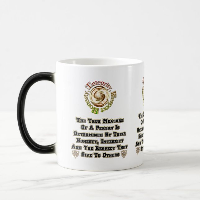 Mug Magic Respect de l'intégrité honnêteté MXT (Gauche)