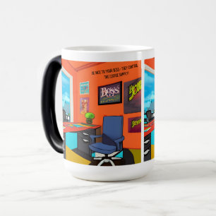 Mug Magic Respect humoristique : Célébrer l'Humour du patron