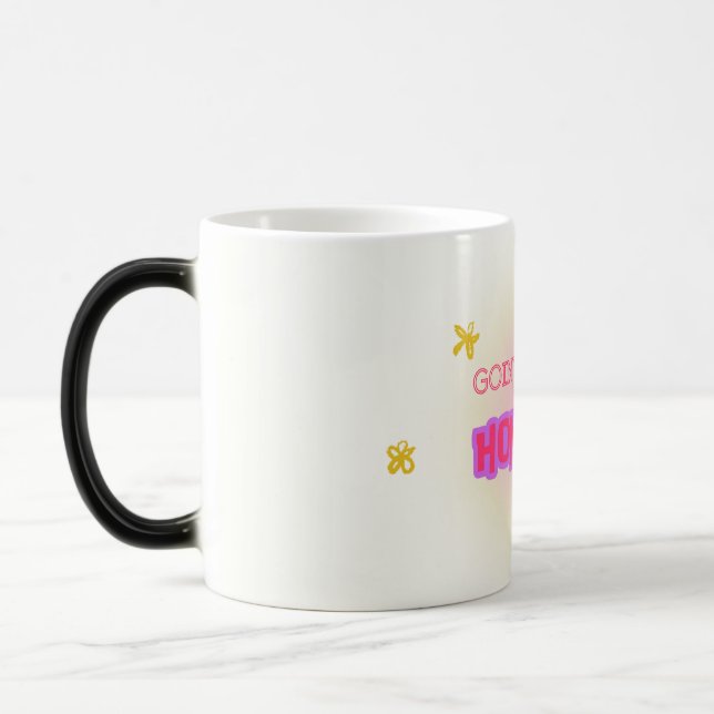 Mug Magic "Retour à Honolulu" Mu en céramique tropical rétro (Gauche)