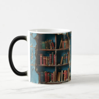 Mug Magic Retro Booksauxiliaire Design Mug, Unique Artistic