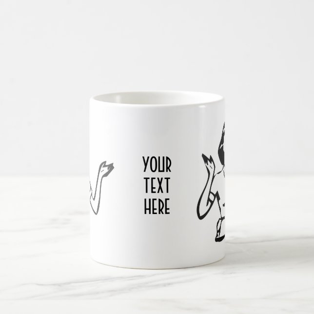 Mug Magic Rétro femme au foyer occupée (Centre)