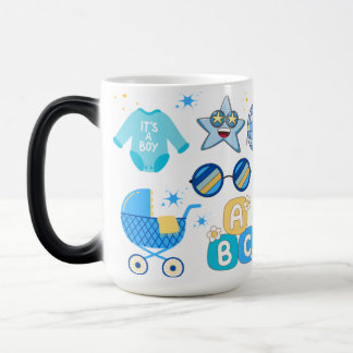 Mug Magic Retro Genre Reveal C'est un garçon