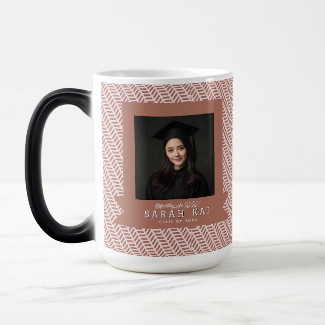 Mug Magic Réunion de classe à impression chevron gras (Gauche)