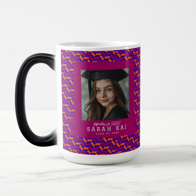 Mug Magic Réunion de classe à motif Chevron classique (Gauche)