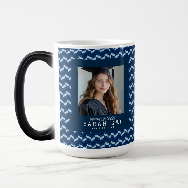 Mug Magic Réunion de classe à motif zigzag classique (Gauche)