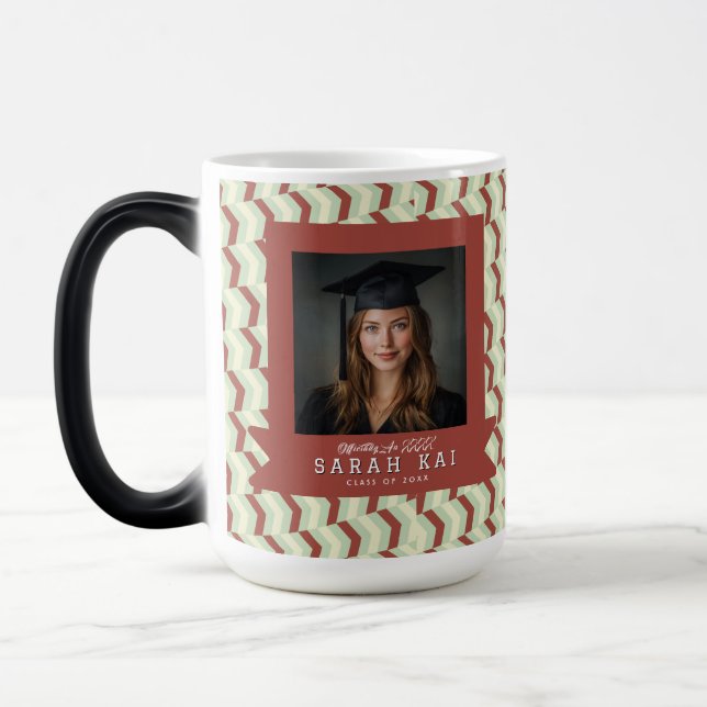 Mug Magic Réunion de classe à motif zigzag tendance (Gauche)
