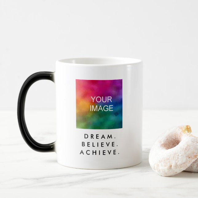 Mug Magic Rêve Motivationnel Croire Atteindre Citation Perso (Avec donut)