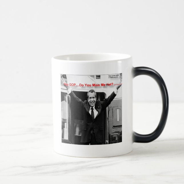 Mug Magic Richard Nixon "Vous me manquez déjà?" Cadeaux et T (Droite)