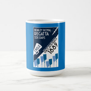 Mug Magic Rivière Thames Regatta - Vintage Retro Style Rowin