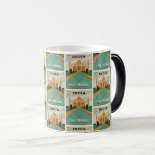 Mug Magic Romance intemporelle : Taj Mahal dans l'élégance V