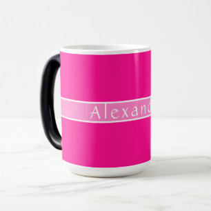 Mug Magic Rose Chaud Personnalisé Nom