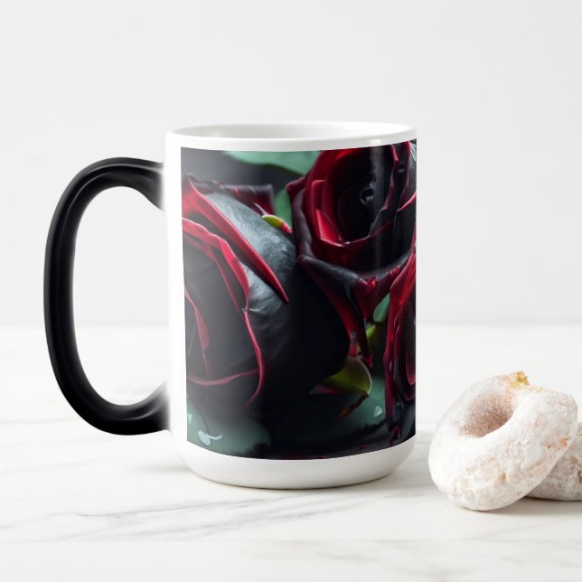 Mug Magic Rose gothique (Avec donut)