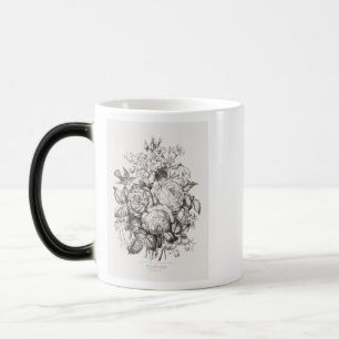 Mug Magic Roses et jacintes (1870) art chromolithographie. f