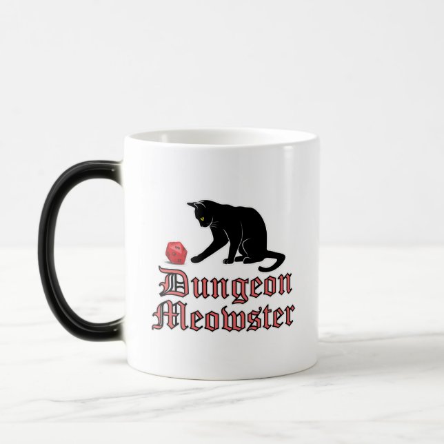 Mug Magic RPG Cat with Dice (Gauche)