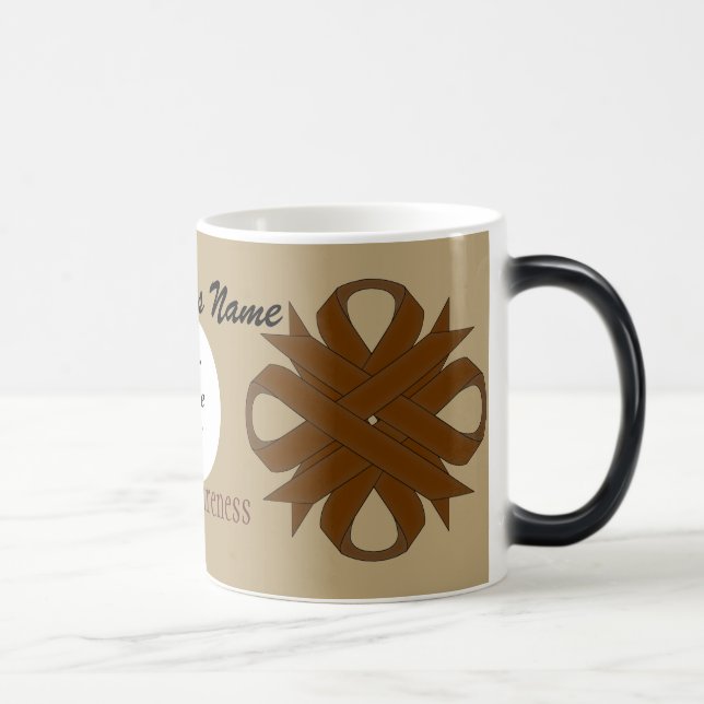 Mug Magic Ruban de trèfle Brown Tmpl par Kenneth Yoncich (Droite)