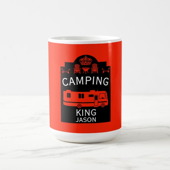 Mug Magic RV Camping King USA (Centre)
