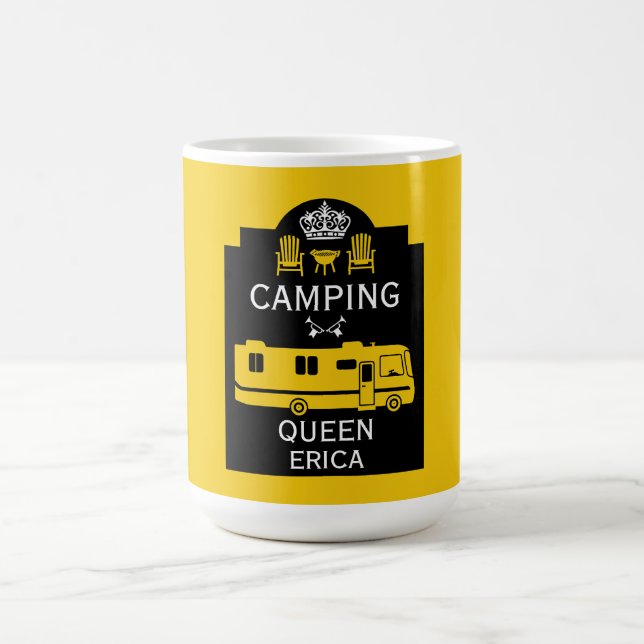 Mug Magic RV Camping Queen USA (Centre)