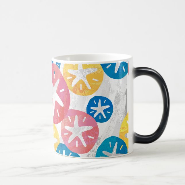 Mug Magic Sable Dollar Jaune Rouge Bleu Motif (Droite)