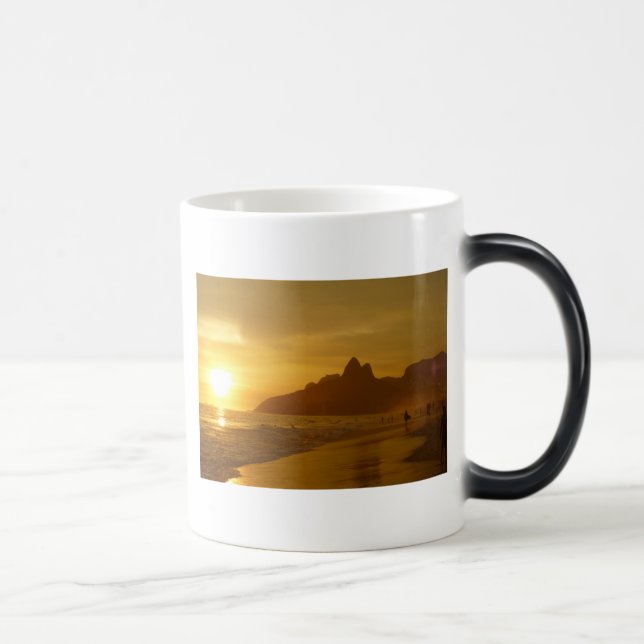 Mug Magic Sable tropical d'amour de paix de l'eau d'océan de (Droite)