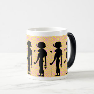 Mug Magic Sekhmet : La déesse égyptienne Silhouette & Symbol