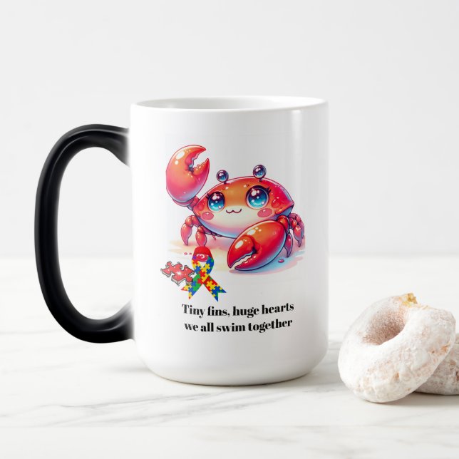 Mug Magic Sensibilisation à l'autisme (Avec donut)