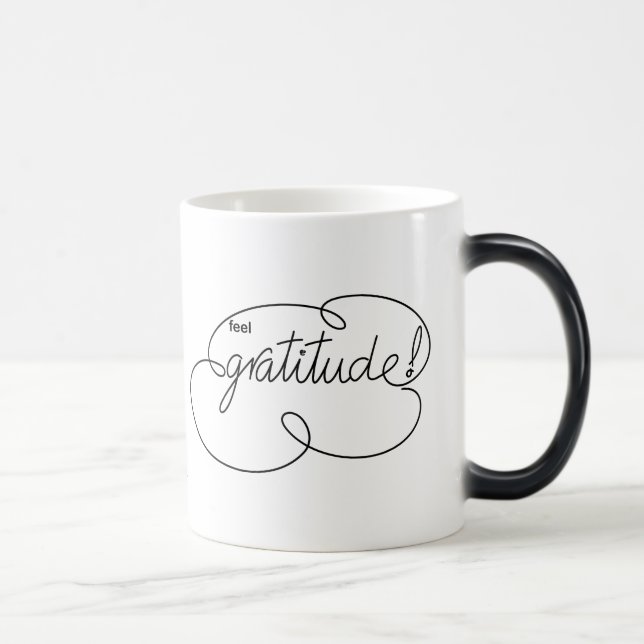 Mug Magic sentir GRATITUDE - Nuage gras (Droite)