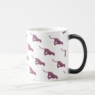 Mug Magic Silhouette rose et léopard noir