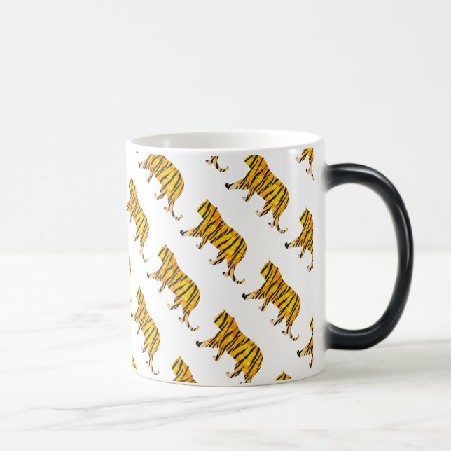 Mug Magic Silhouette Tiger noir et orange (Droite)