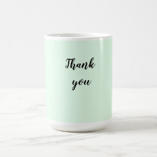 Mug Magic Simple minimaliste élégant merci élégante coutume