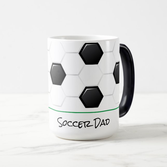Mug Magic Soccer Papa Sports Team Spirit Ball But Joueur (Devant droit)