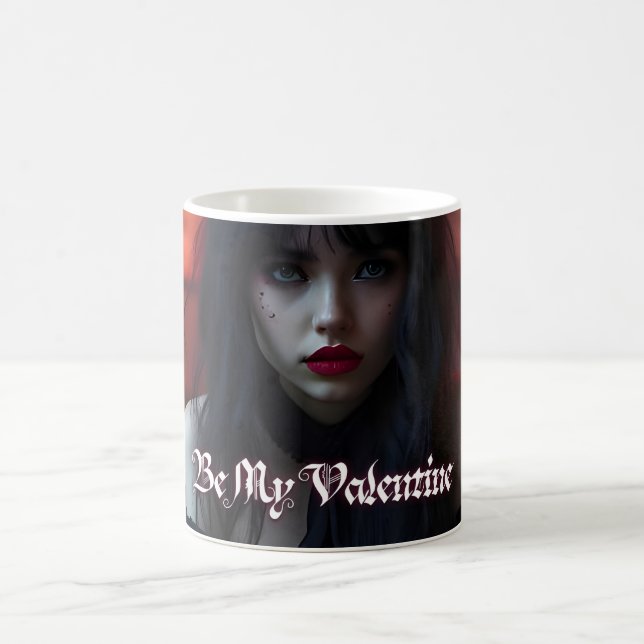 Mug Magic Sois ma Saint Valentin en romance noire (Centre)