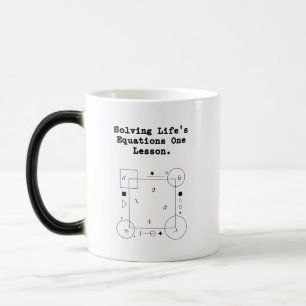 Mug Magic Solveur d'équations de la vie Sagesse de leçon q