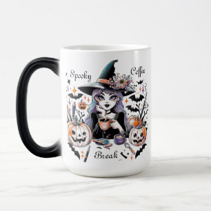 Mug Magic Sorcière d'Halloween éffrayante pour pause café