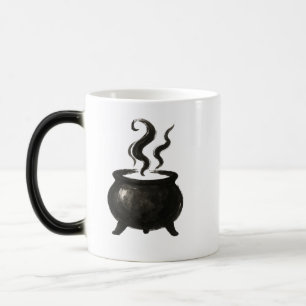Mug Magic Sorcière's Brew – Chaudron minimaliste d'Halloween